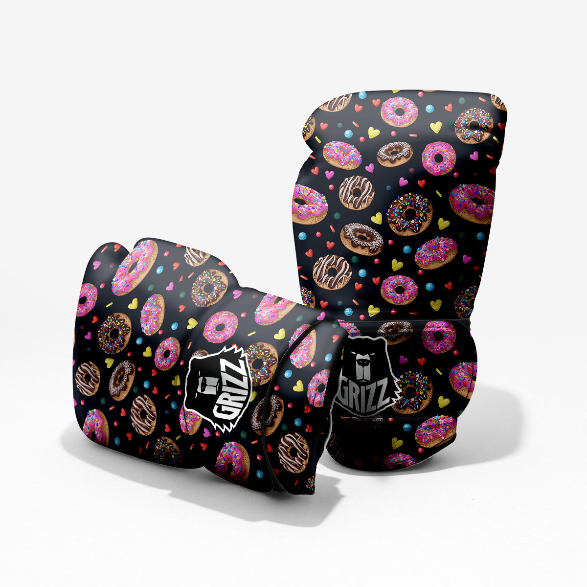 Donut Yummy Print Pattern Pro Boxing Glove