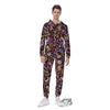 Donut Graffiti Print Pattern Men's Jumpsuit-grizzshop