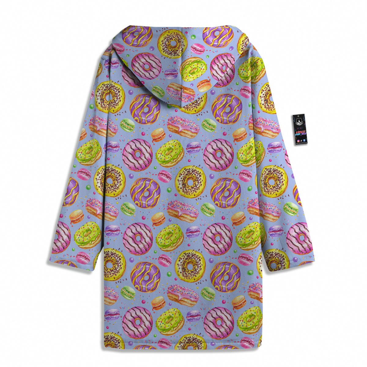 Donuts Print Pattern Men's Windbreaker Jacket-grizzshop
