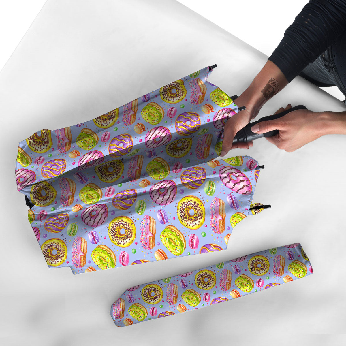 Donuts Print Pattern Umbrella-grizzshop