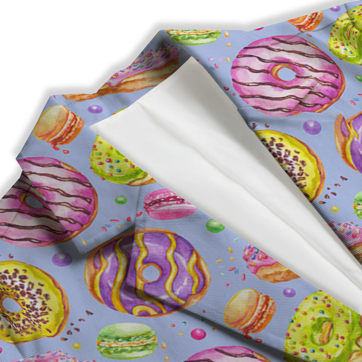 Donuts Print Pattern Women's Blazer-grizzshop