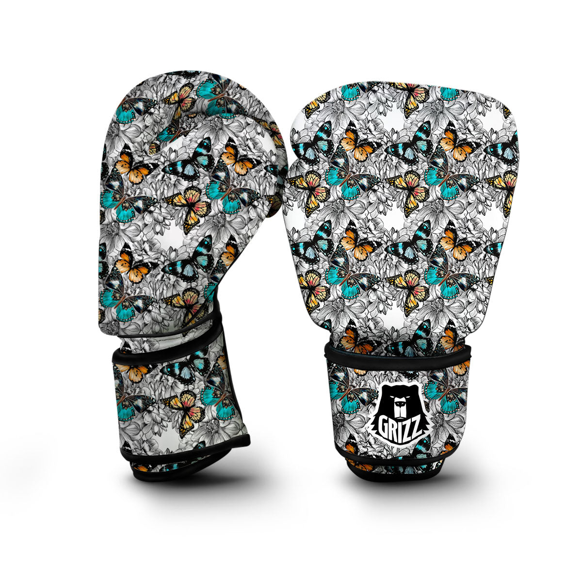 Doodle Butterfly Boxing Gloves-grizzshop