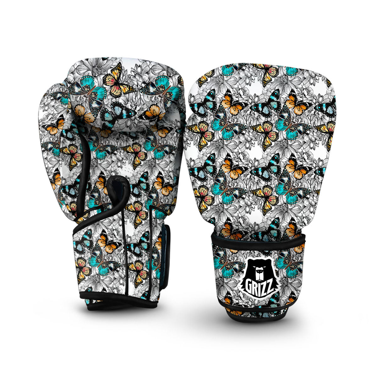 Doodle Butterfly Boxing Gloves-grizzshop