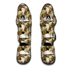 Doodle Butterfly Print Muay Thai Shin Guards-grizzshop