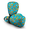 Doodle Kumquat Blue And Orange Print Pattern Boxing Gloves-grizzshop