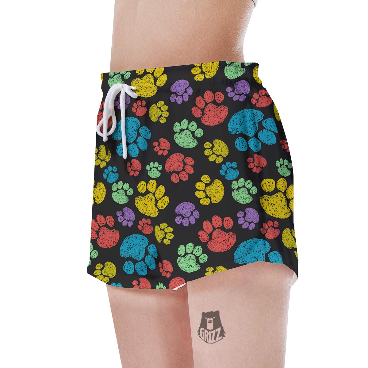 Doodle Paw Women's Shorts-grizzshop