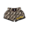 Doodle Skull Muay Thai Boxing Shorts-grizzshop