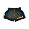 Doodle Turtle Oranament Muay Thai Boxing Shorts-grizzshop