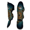 Doodle Turtle Oranament Muay Thai Shin Guards-grizzshop