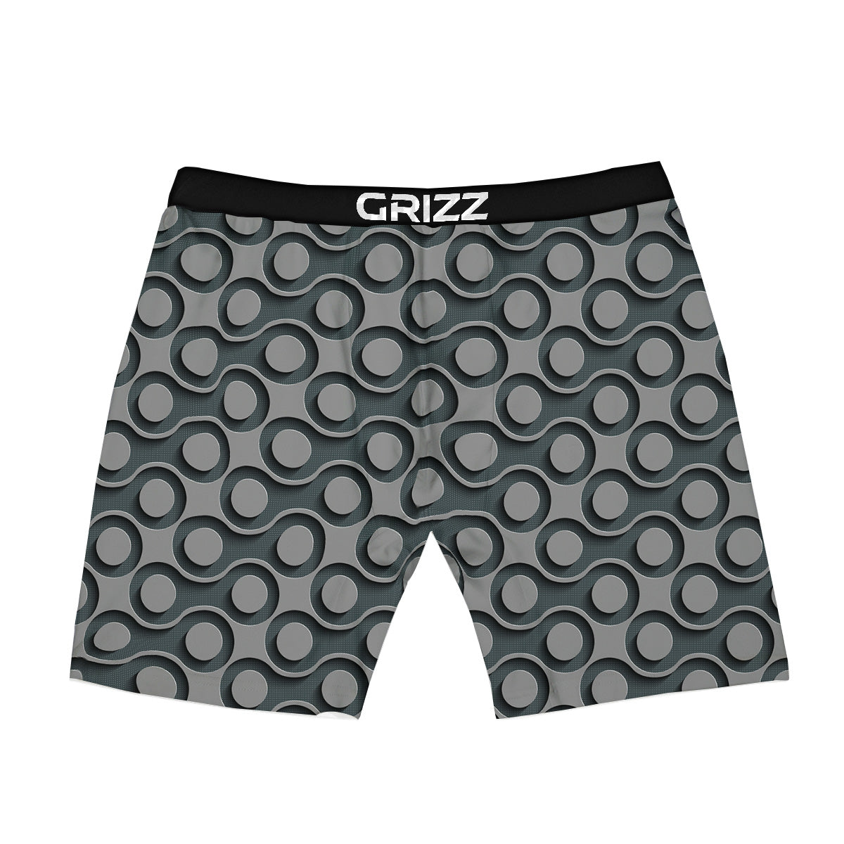 Dot 3D Geometric Print Pattern Boxer Briefs-grizzshop
