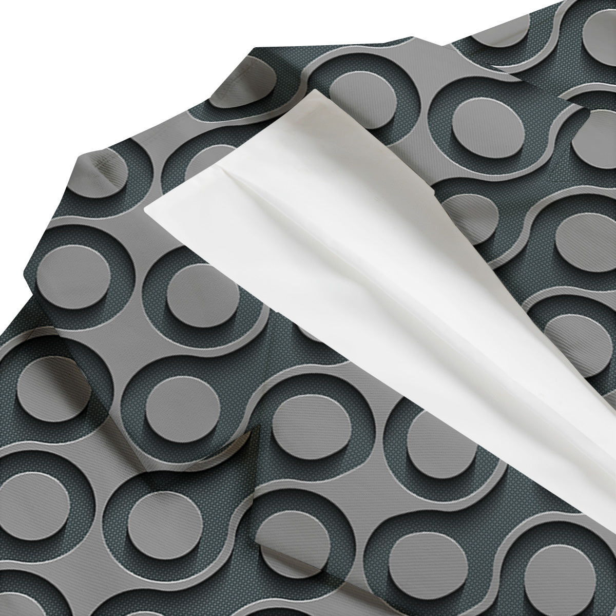 Dot 3D Geometric Print Pattern Men's Blazer-grizzshop