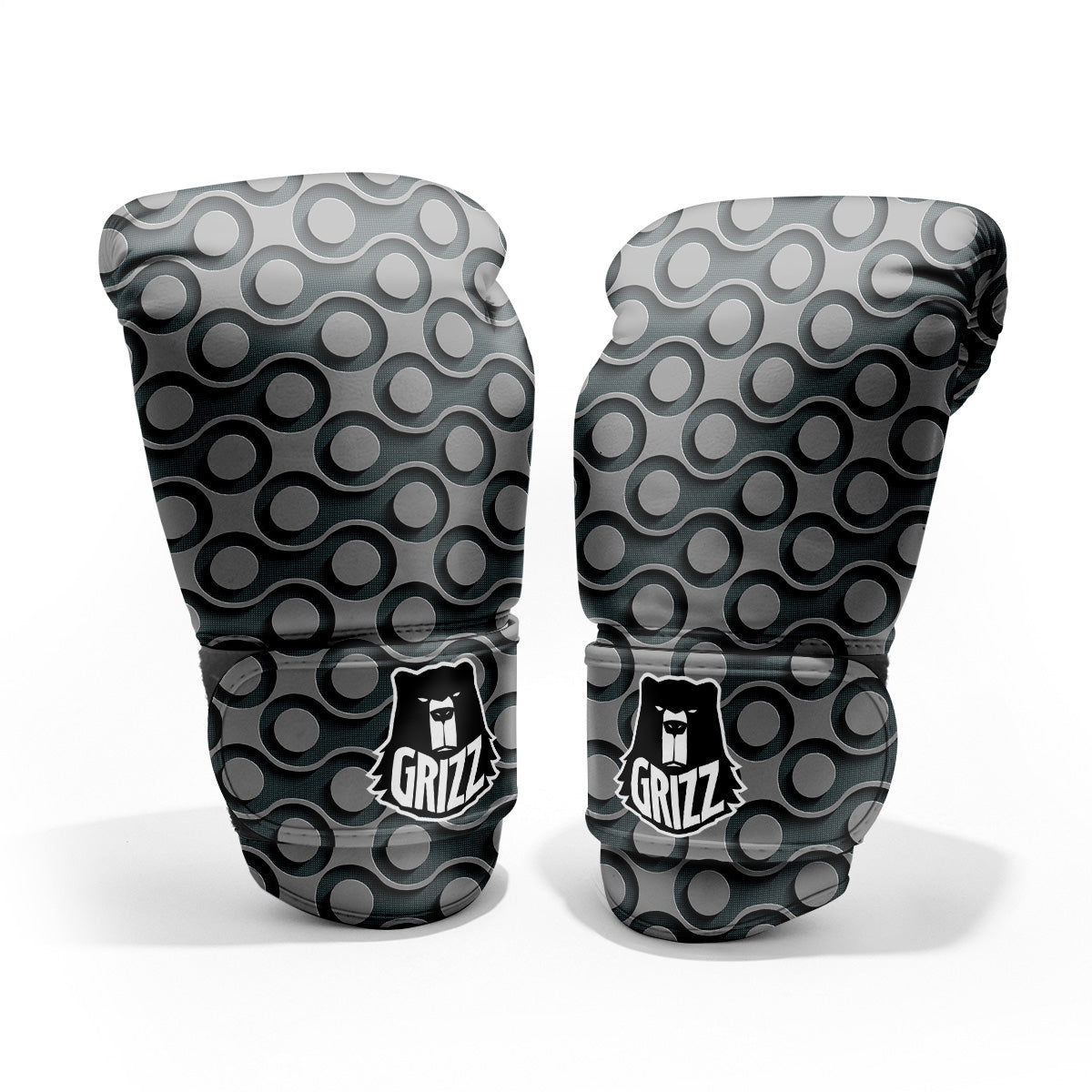 Dot 3D Geometric Print Pattern Sparring Gloves-grizzshop