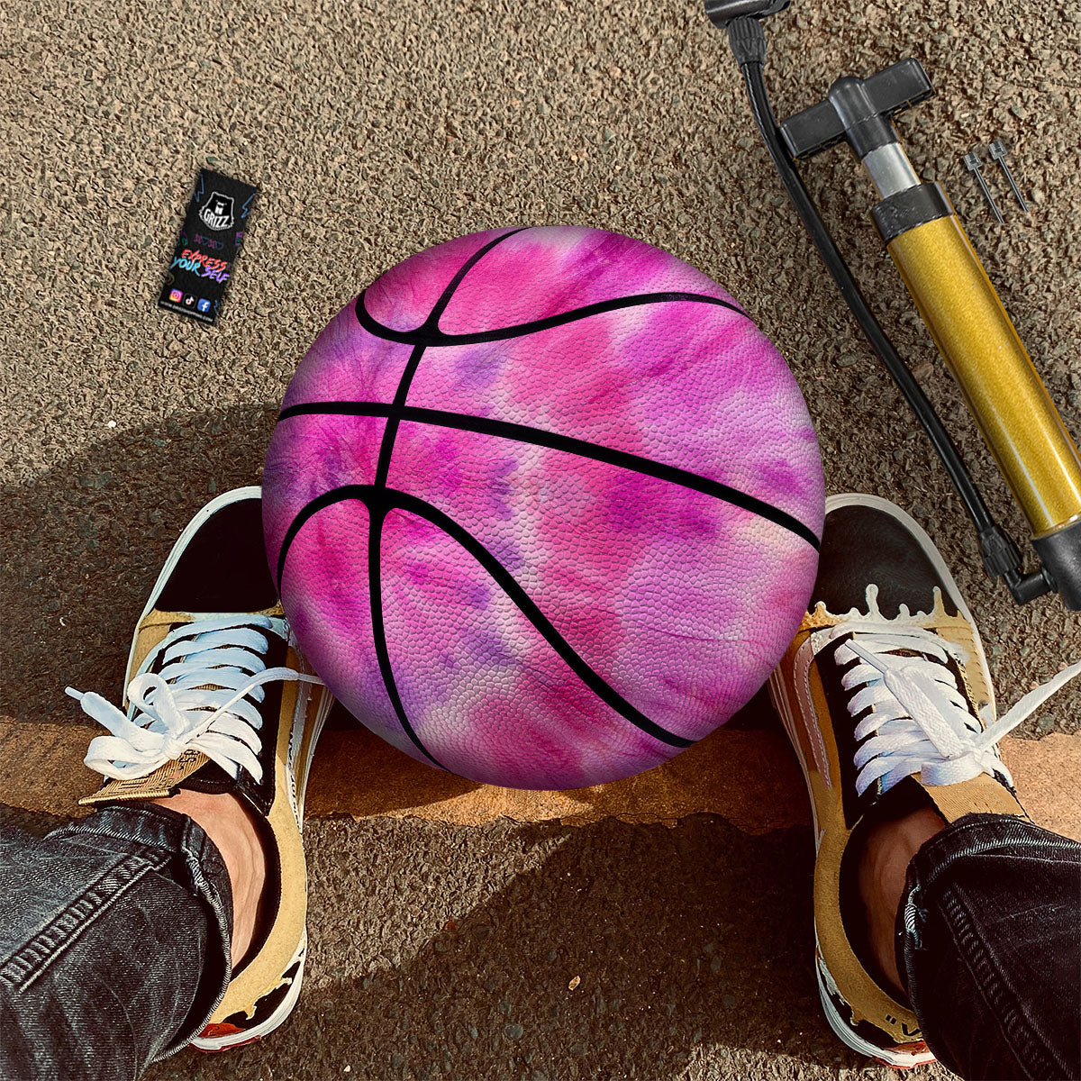 Dragon Fruit Hand Drawn Print Pattern Basketball