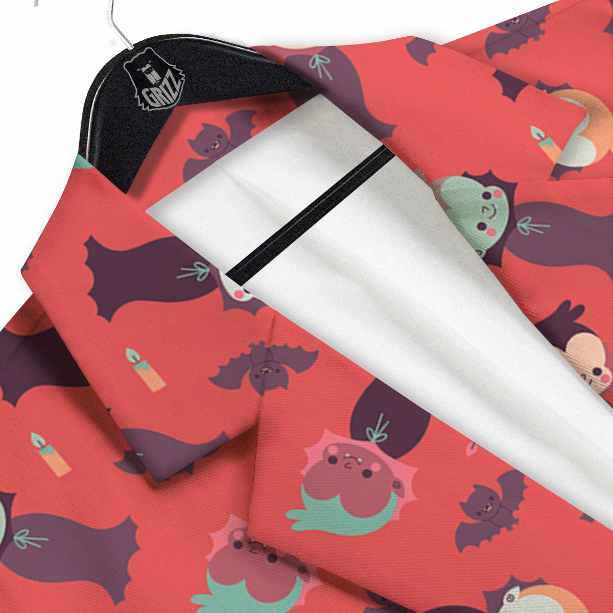 Dracula Cartoon Print Pattern Men's Sport Coat-grizzshop