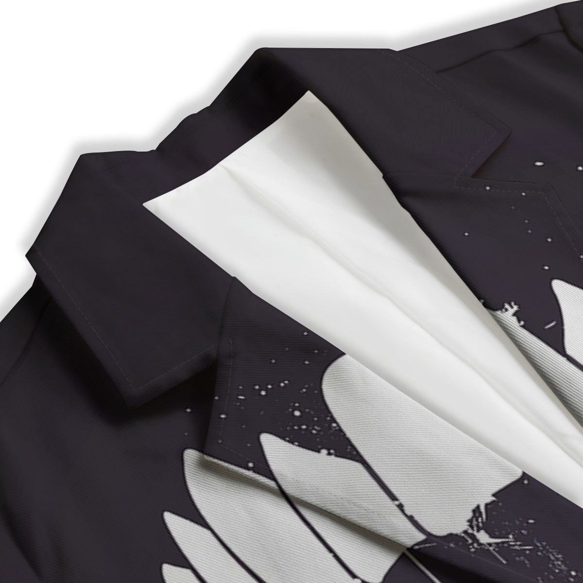 Dracula Fang Print Women's Blazer-grizzshop