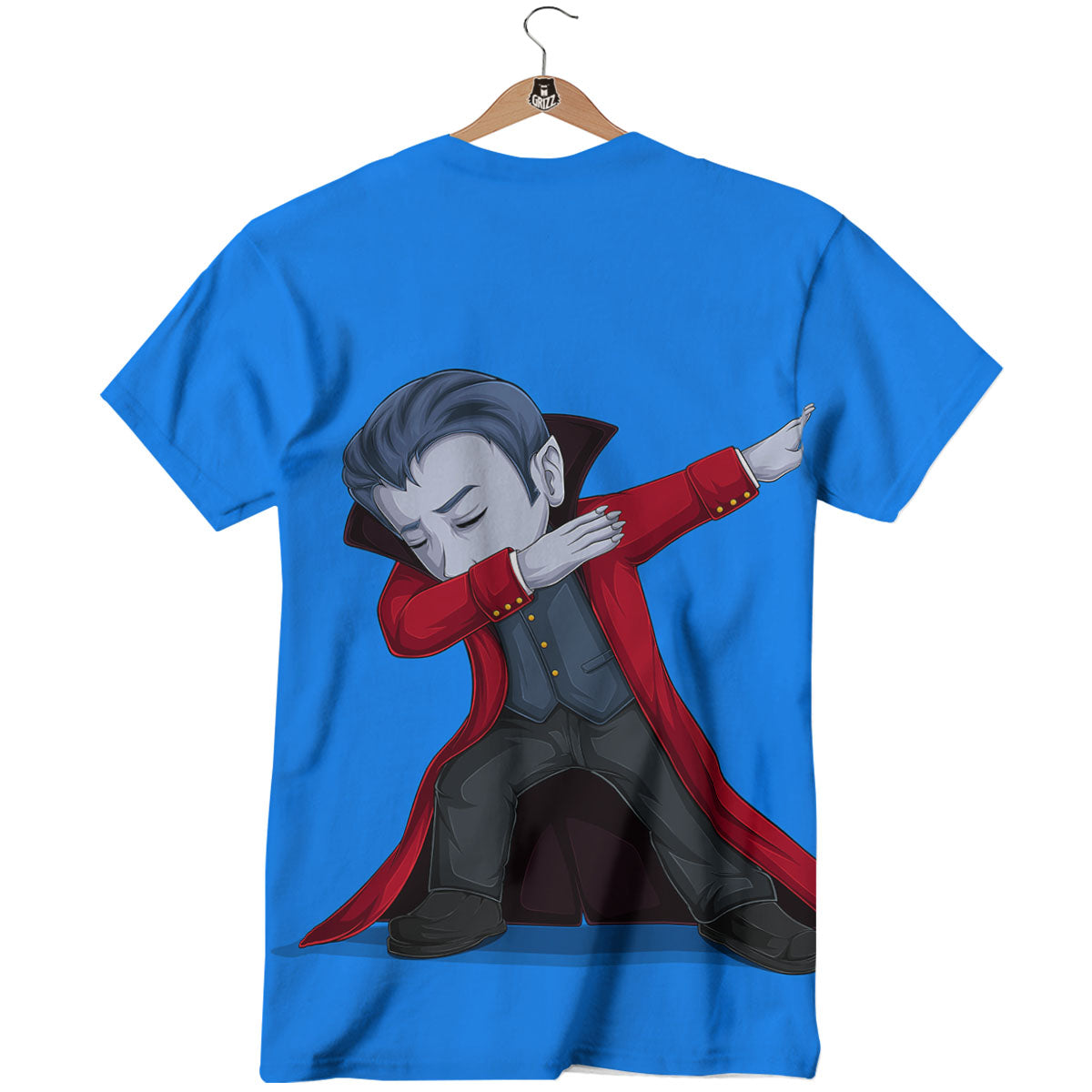 Dracula Vampire Dap Print T-Shirt-grizzshop