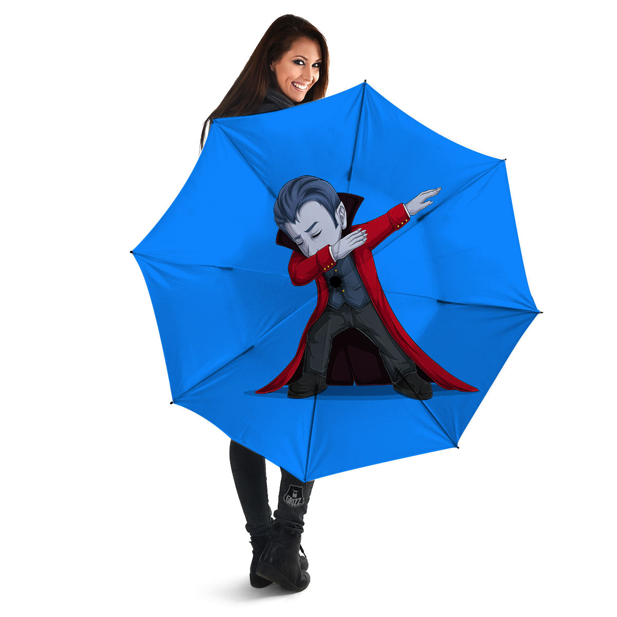 Dracula Vampire Dap Print Umbrella-grizzshop