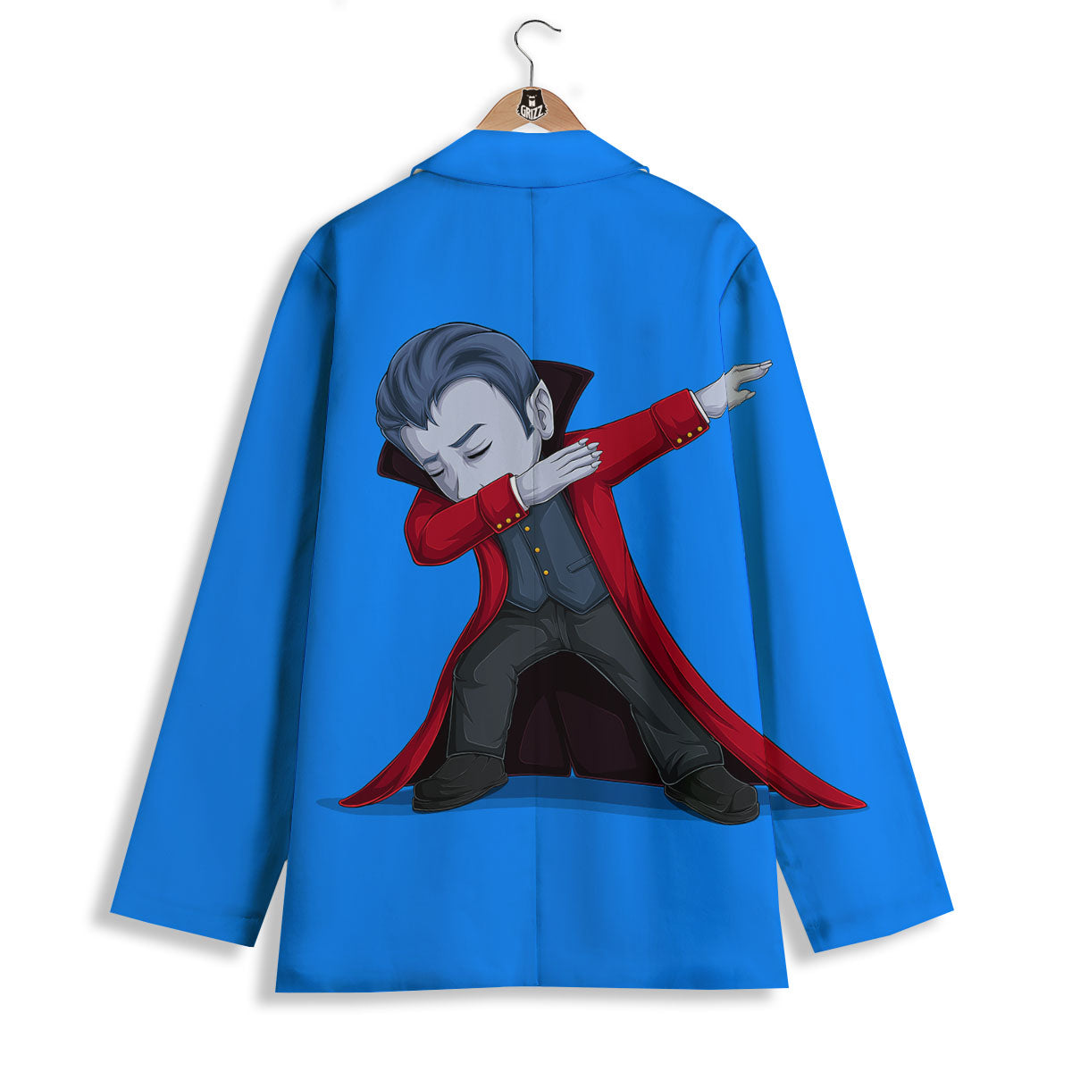 Dracula Vampire Dap Print Women's Blazer-grizzshop