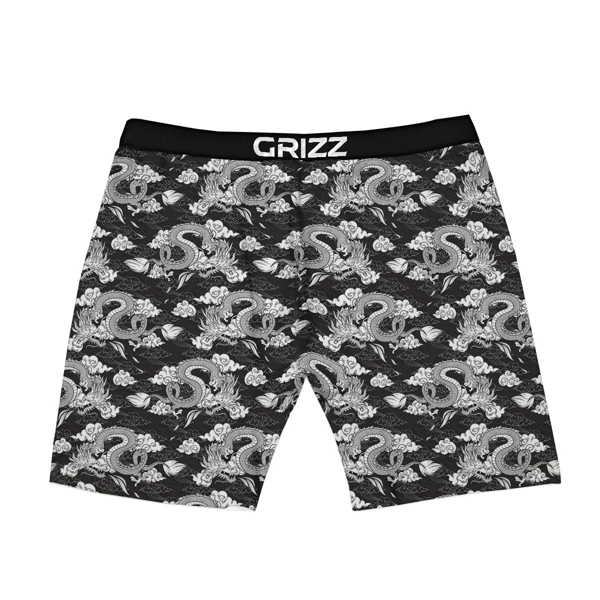 Dragon Eastern Print Pattern Boxer Briefs-grizzshop