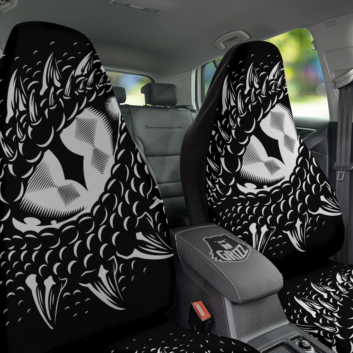 Dragon Eye Print Car Seat Covers-grizzshop