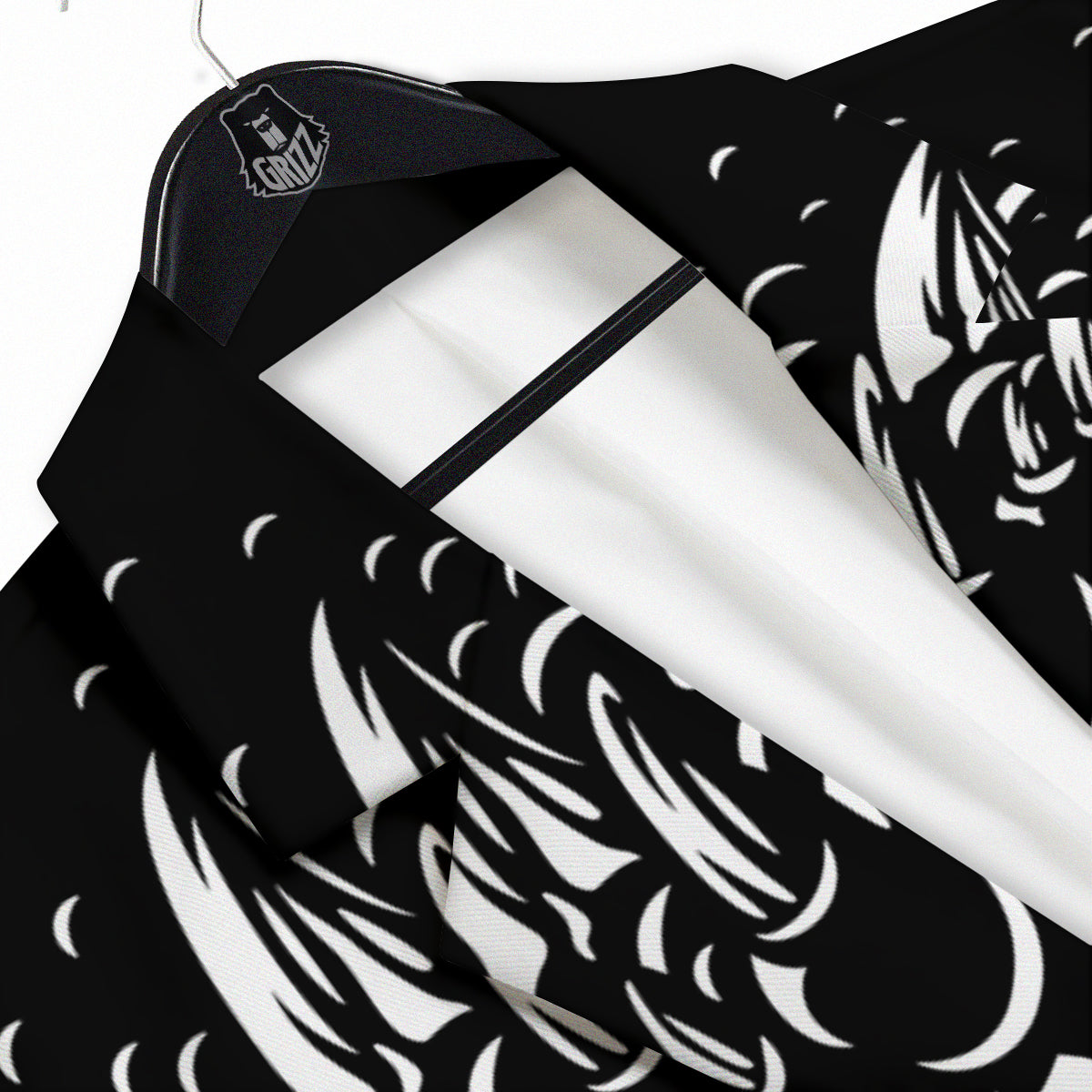 Dragon Eye Print Men's Sport Coat-grizzshop