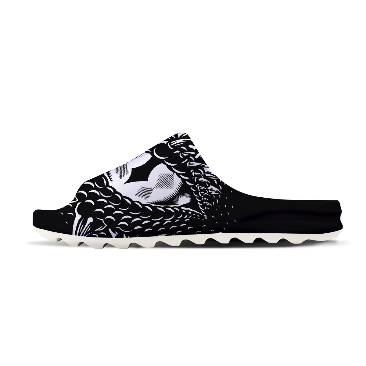 Dragon Eye Print Sandals-grizzshop