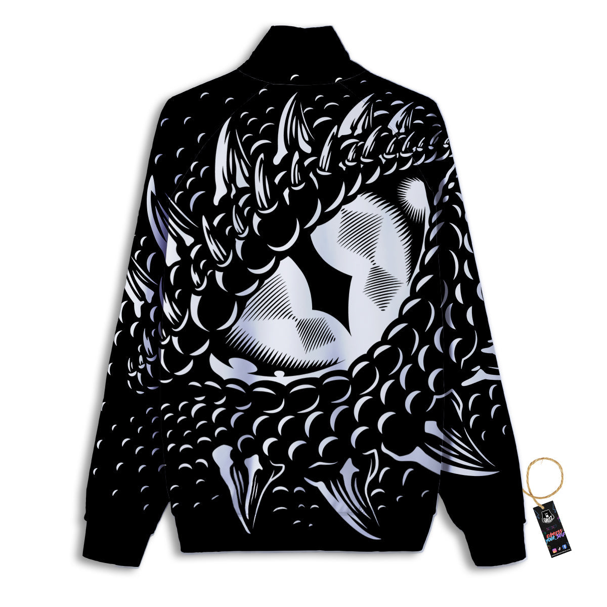 Dragon Eye Print Track Jacket-grizzshop