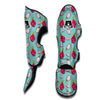 Dragon Fruit Blue Print Pattern Muay Thai Shin Guards-grizzshop