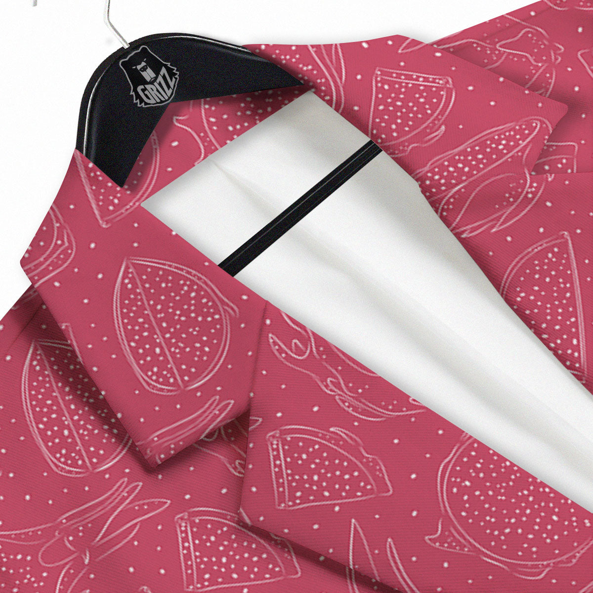 Dragon Fruit Hand Drawn Print Pattern Men's Sport Coat-grizzshop