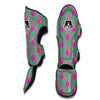 Dragon Fruit Hot Pink Print Pattern Muay Thai Shin Guards-grizzshop