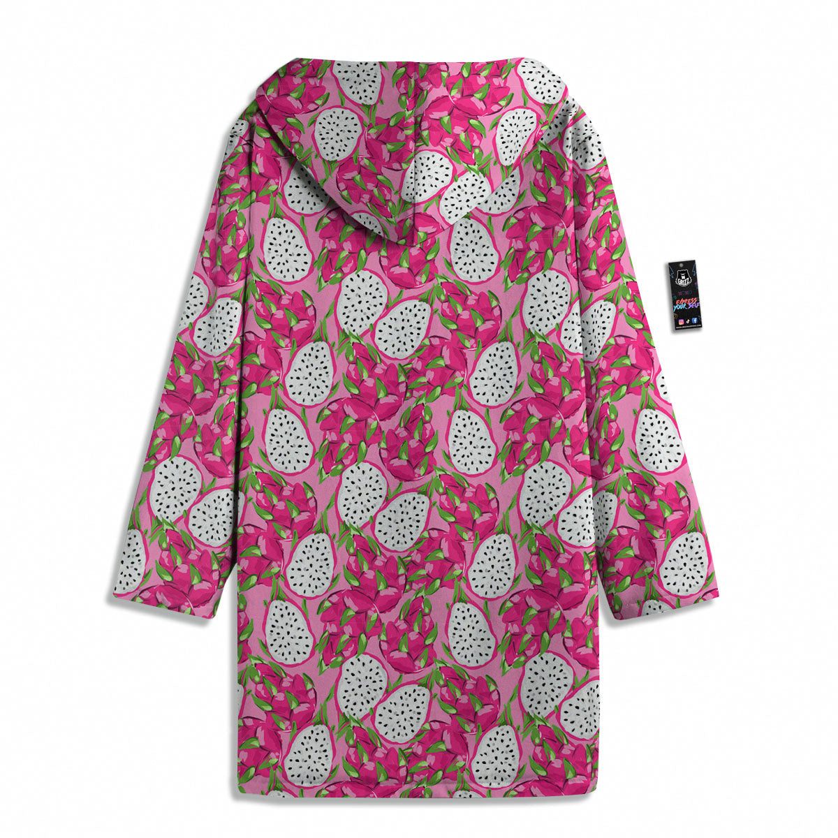 Dragon Fruit Print Pattern Men's Windbreaker Jacket-grizzshop