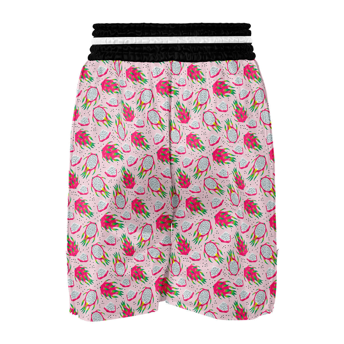 Dragon Fruit Sliced Pink Print Pattern Boxing Shorts-grizzshop