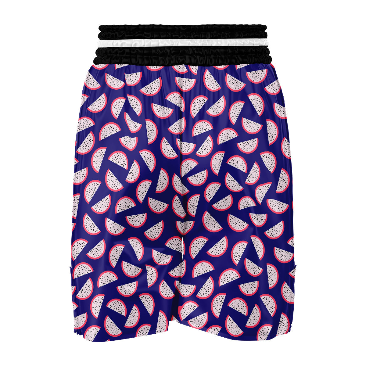 Dragon Fruit Sliced Print Pattern Boxing Shorts-grizzshop