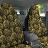 Dragon Gold And Black Print Pattern Car Seat Covers-grizzshop