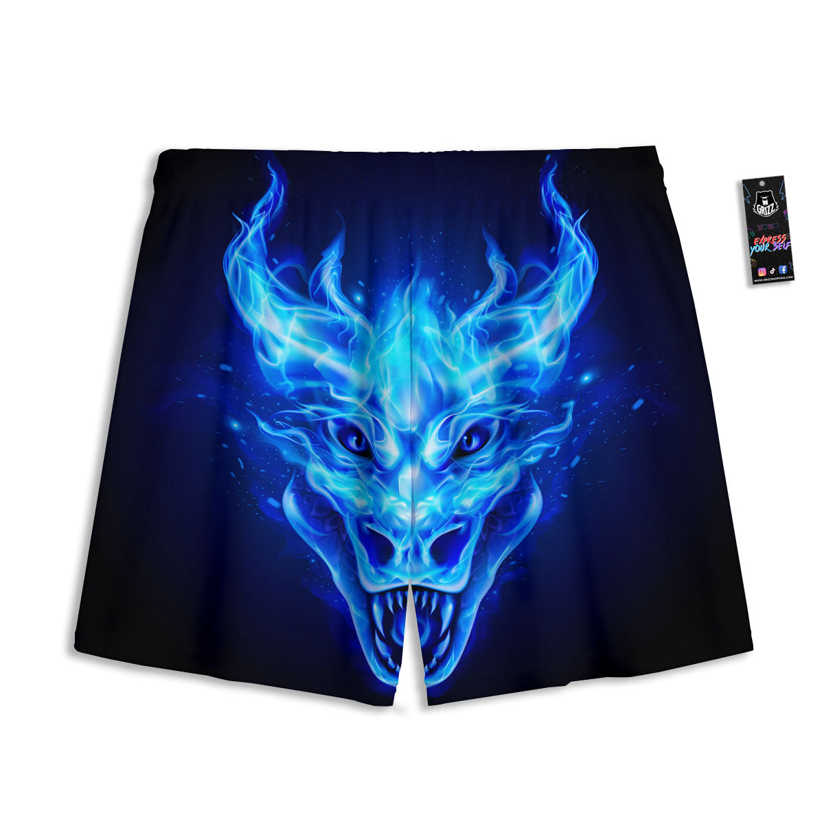Flower Frangipani Print Pattern Mesh Shorts