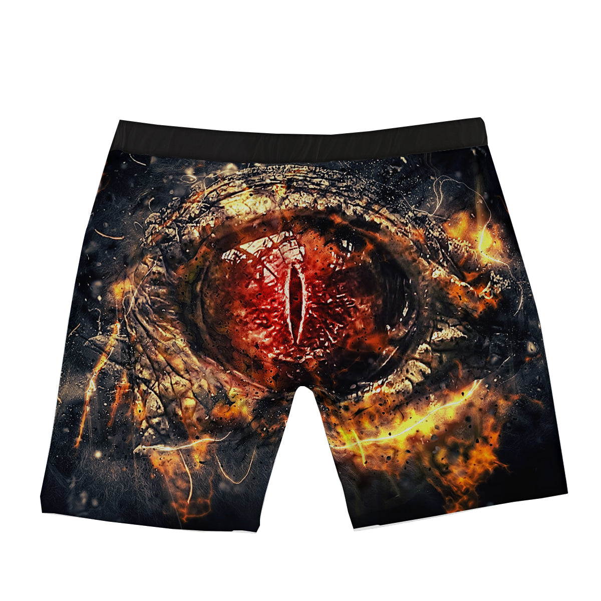 Dragon Red Eye Fire Print Boxer Briefs-grizzshop