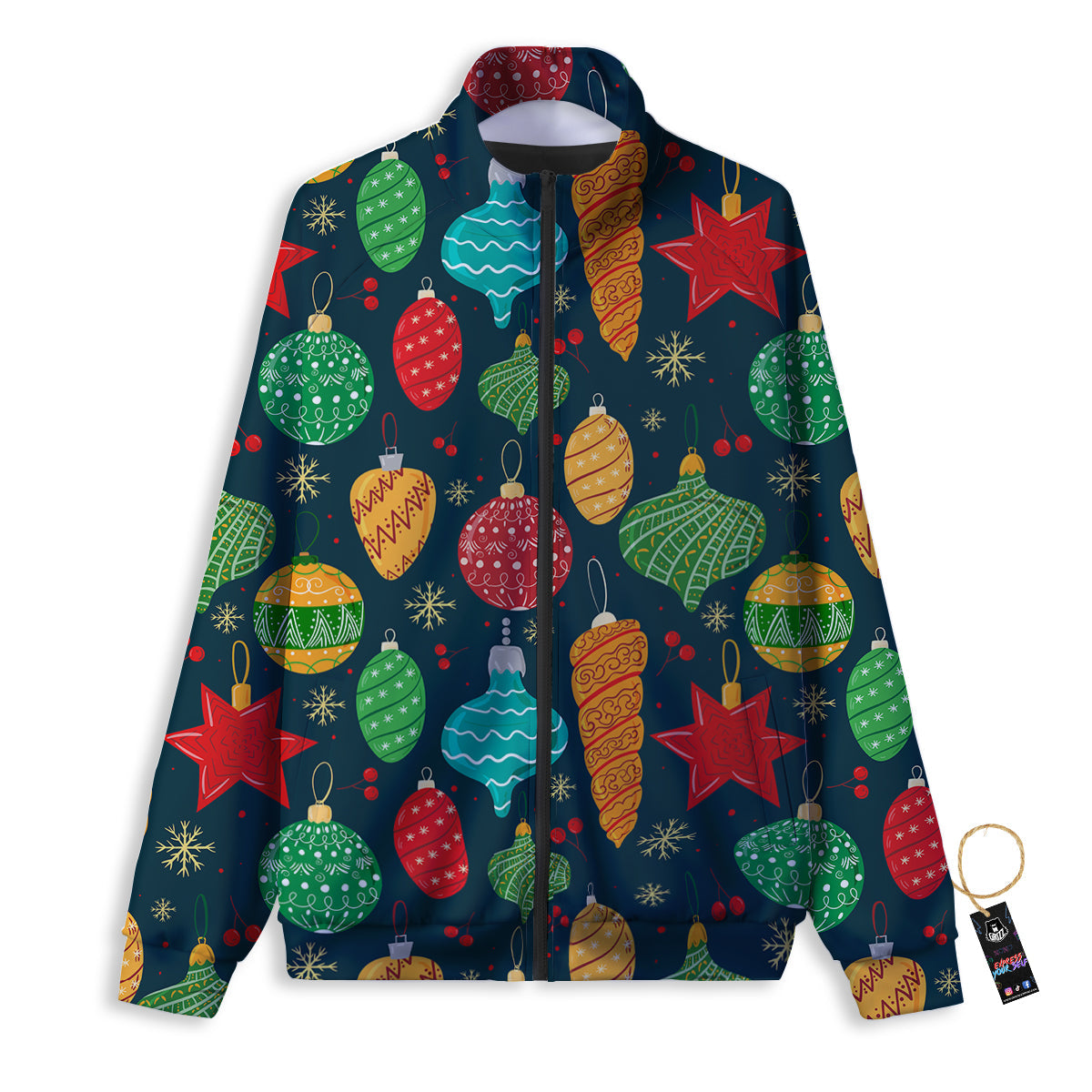 Dragon Tattoo Red Japanese Print Track Jacket-grizzshop
