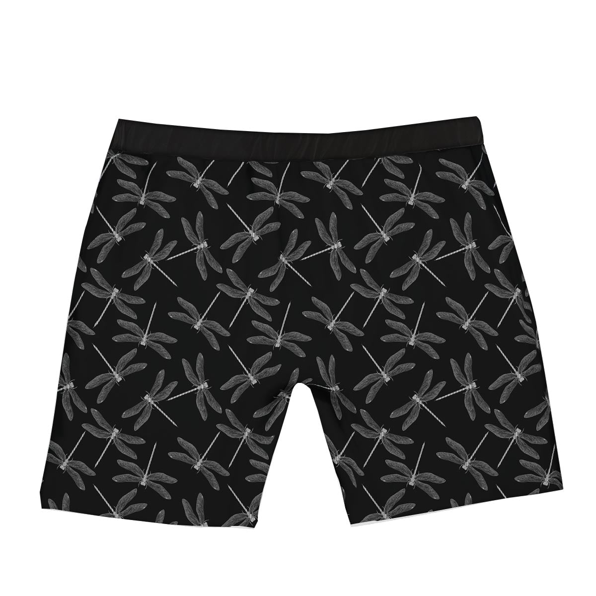Dragonfly Black Print Pattern Boxer Briefs-grizzshop