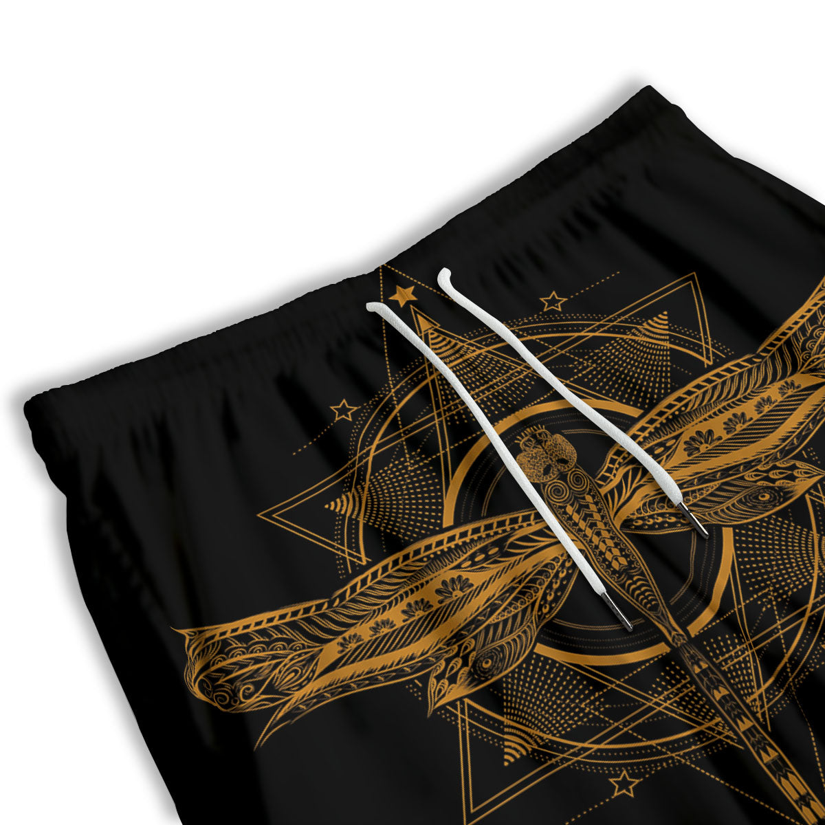 Egyptian Ornament Print Pattern Men's Athletic Shorts