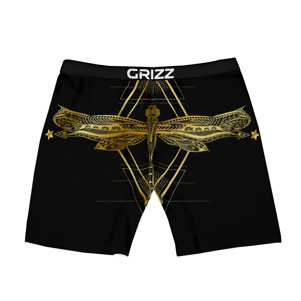 Dragonfly Boho Spiritual Print Boxer Briefs-grizzshop