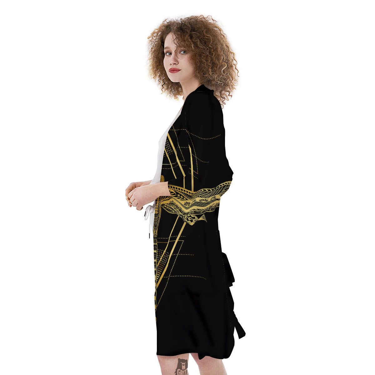 Dragonfly Boho Spiritual Print Kimono-grizzshop