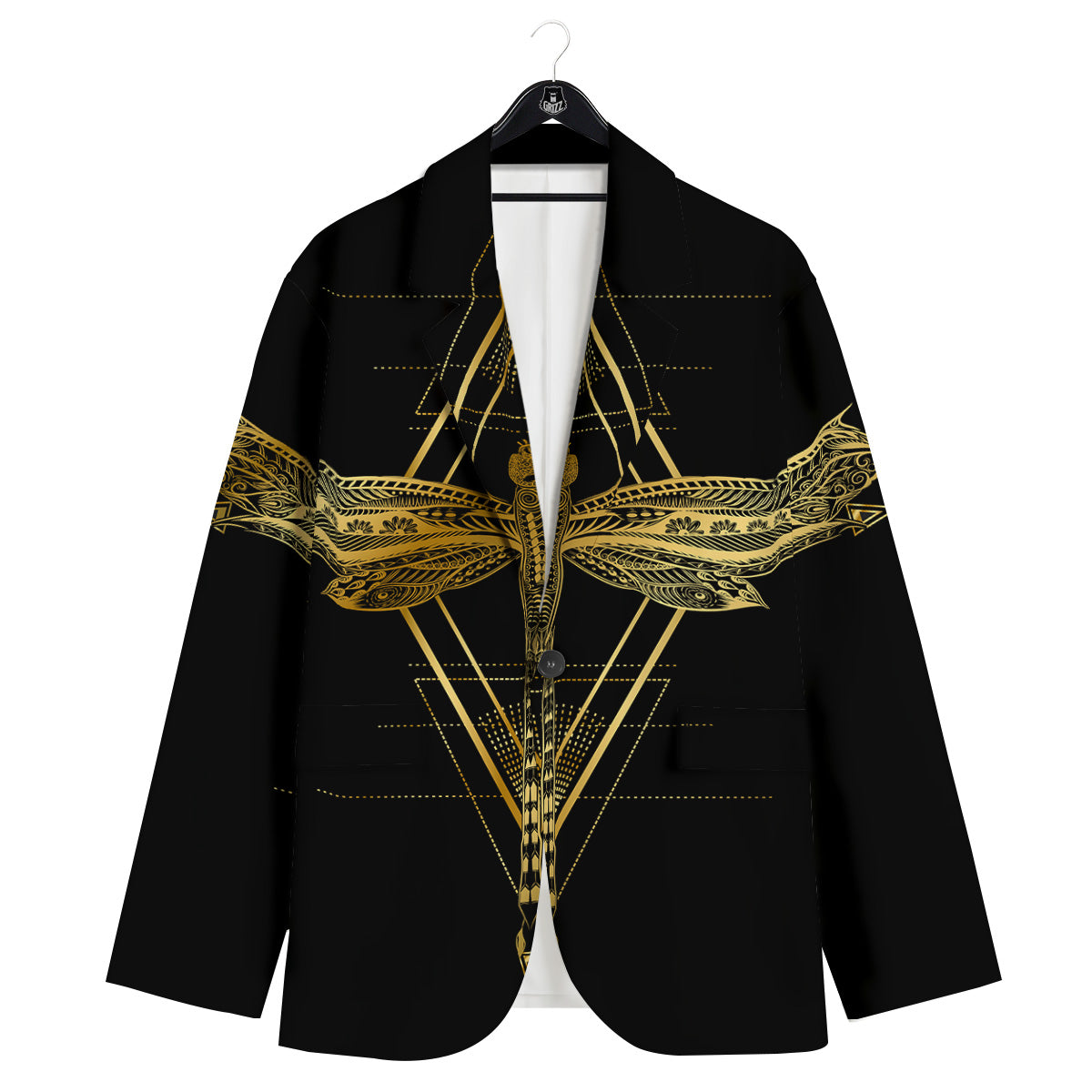 Dragonfly Boho Spiritual Print Men's Sport Coat-grizzshop