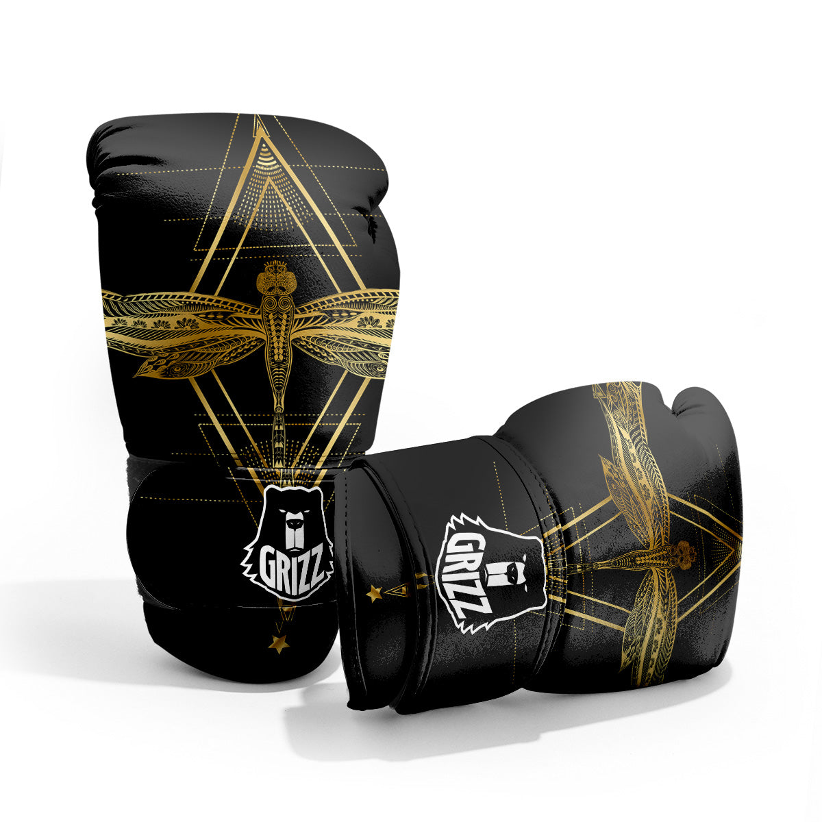 Dragonfly Boho Spiritual Print Pro Boxing Glove