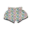 Dragonfly Pattern Muay Thai Boxing Shorts-grizzshop