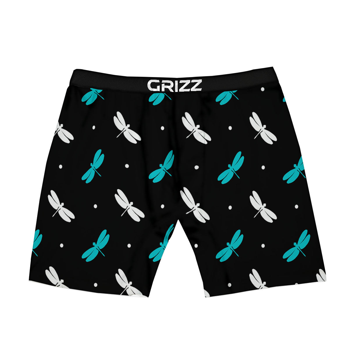 Dragonfly Polka Dot Print Pattern Boxer Briefs-grizzshop