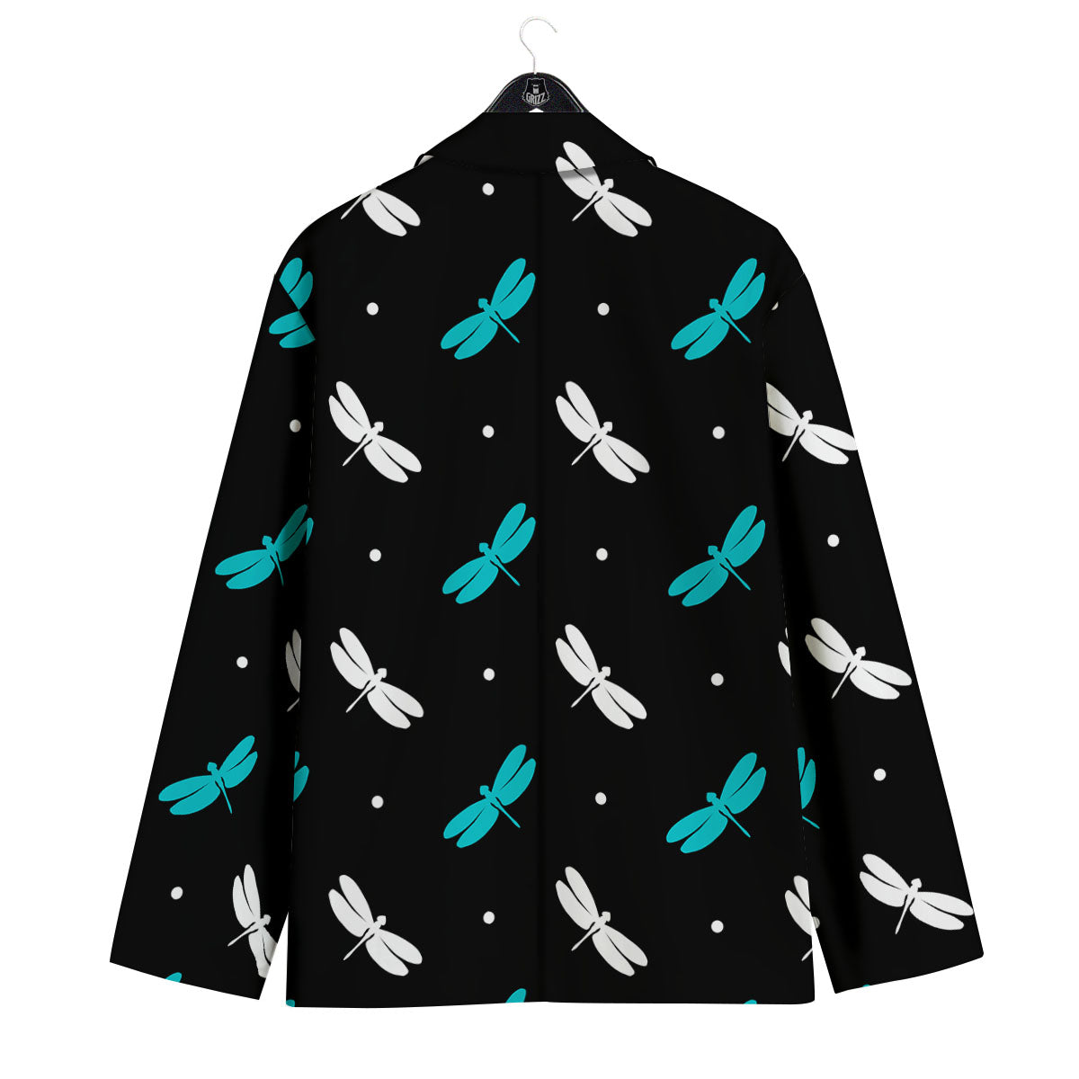 Dragonfly Polka Dot Print Pattern Men's Sport Coat-grizzshop