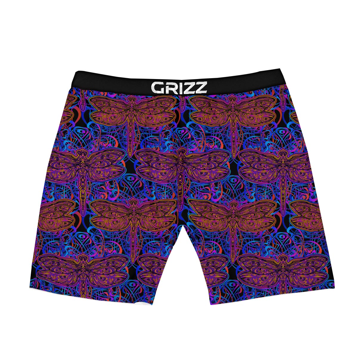 Dragonfly Trippy Print Pattern Boxer Briefs-grizzshop