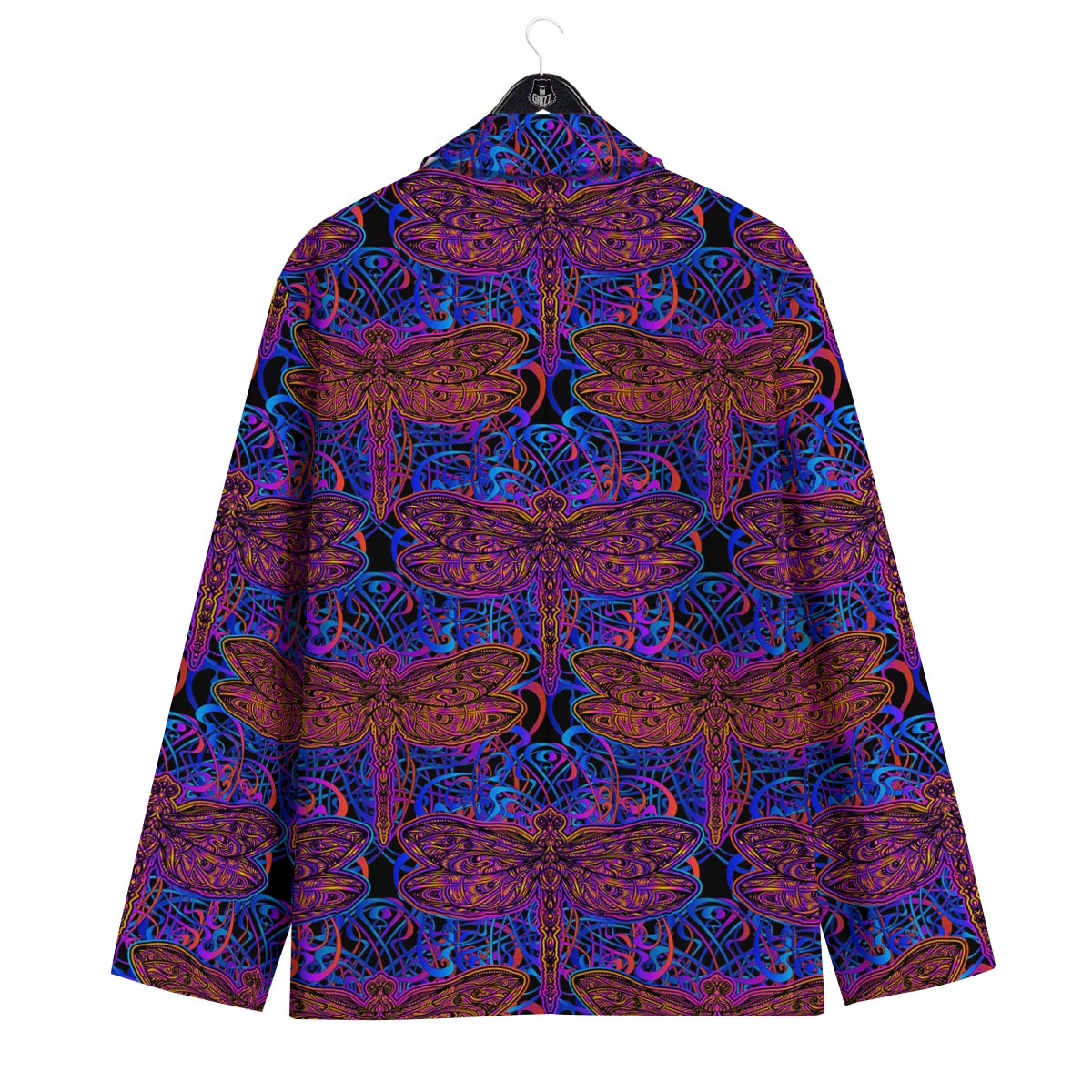 Dragonfly Trippy Print Pattern Men's Sport Coat-grizzshop
