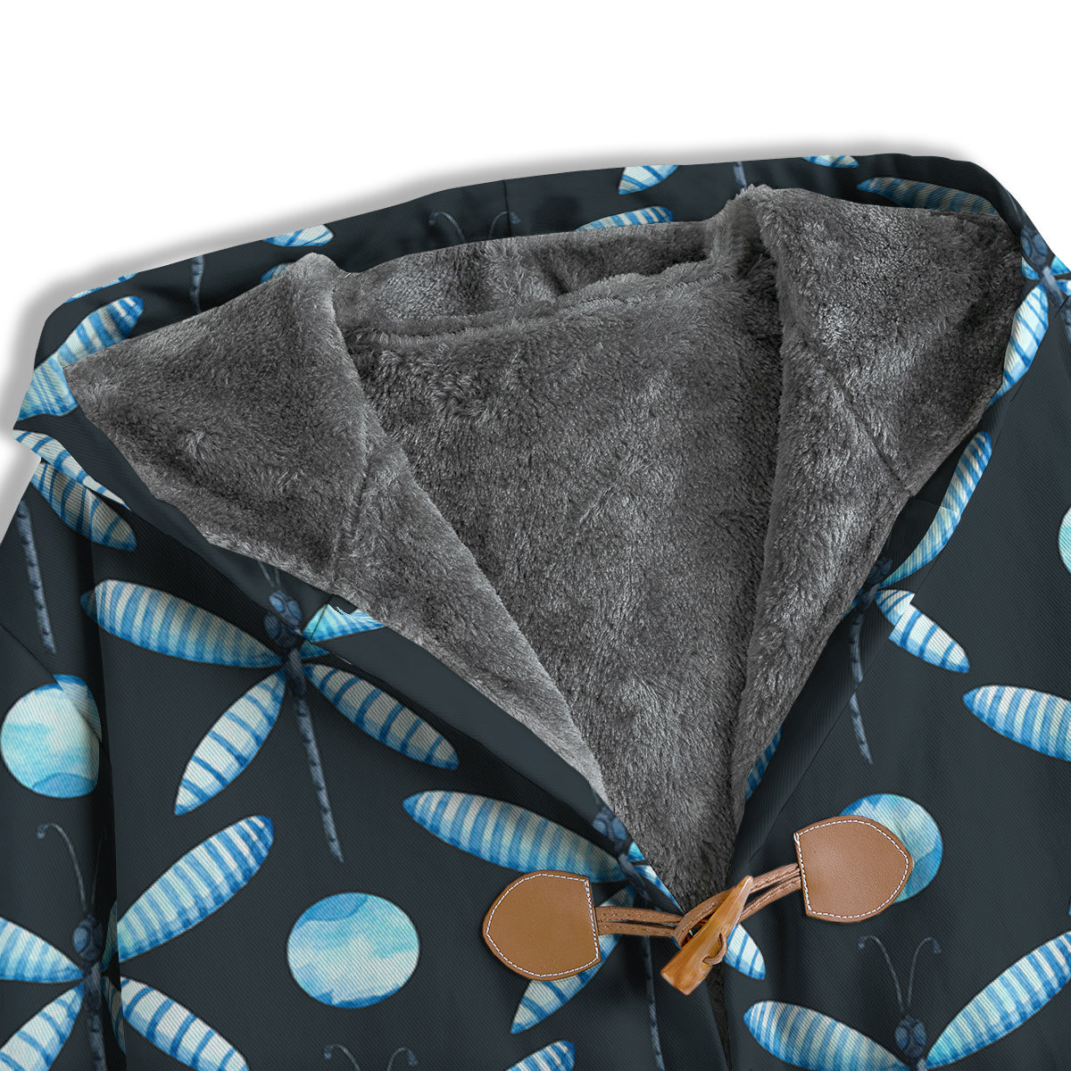 Dragonfly Turquoise Print Pattern Men's Windbreaker Jacket-grizzshop
