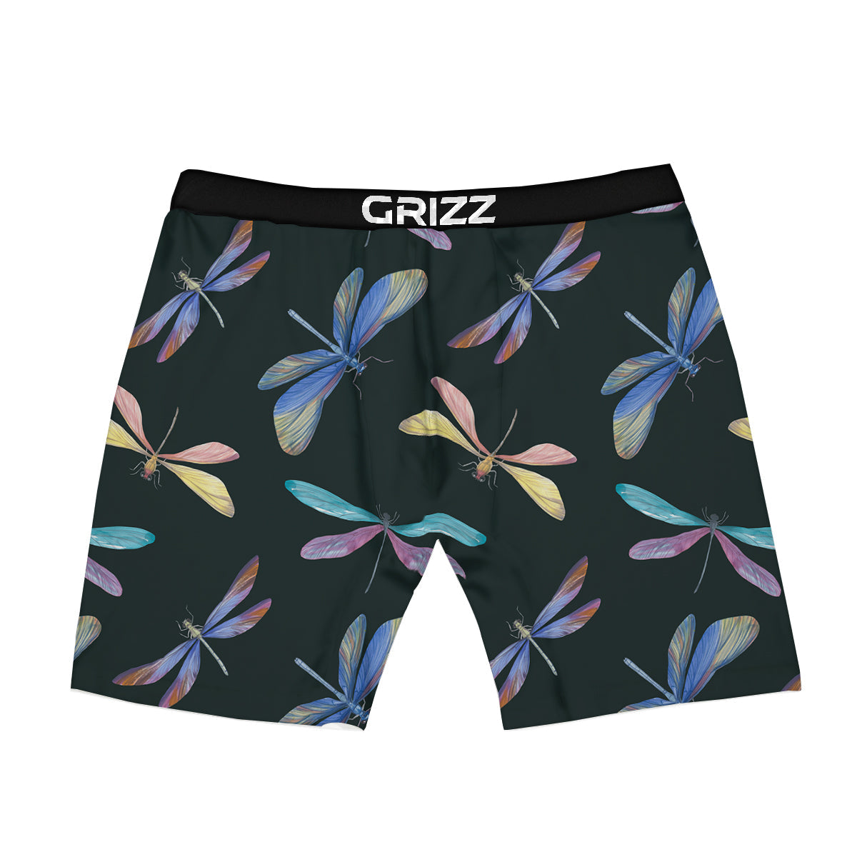 Dragonfly Vintage Print Pattern Boxer Briefs-grizzshop